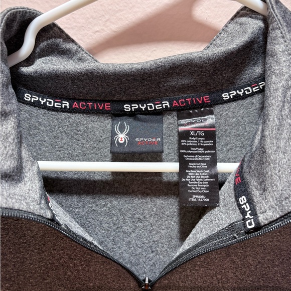 ❄️ Spyder Men’s Quarter-Zip Jacket NWOT - Picture 3 of 5